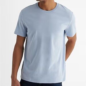 NWT Light Blue Express T-Shirt Short Sleeved - New With Tags